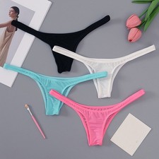 New Womens Casual Low Waist Panties with Thin Straps in Multiple Colors