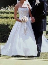 Vintage Vera Wang Wedding Dress Gold Label size 00 couture