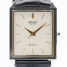 SEIKO Dolce 9521-5050 Champagne Dial Men's Watch Quartz Analog From Japan