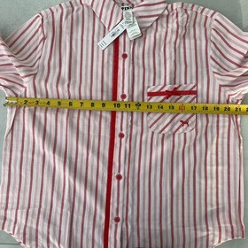 NWT Victoria Secret Pink Striped Pajama Set Small Soft Lounge Long Sleeves