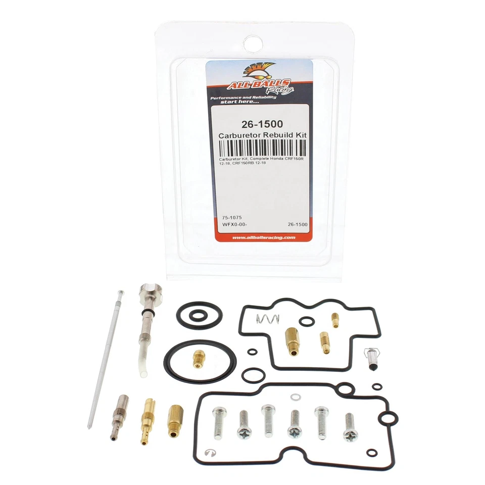 Nuevo kit de reconstrucción de carburador All Balls 26-1500 para Honda CRF 150 R 2012-2018 Foto 3 de 4