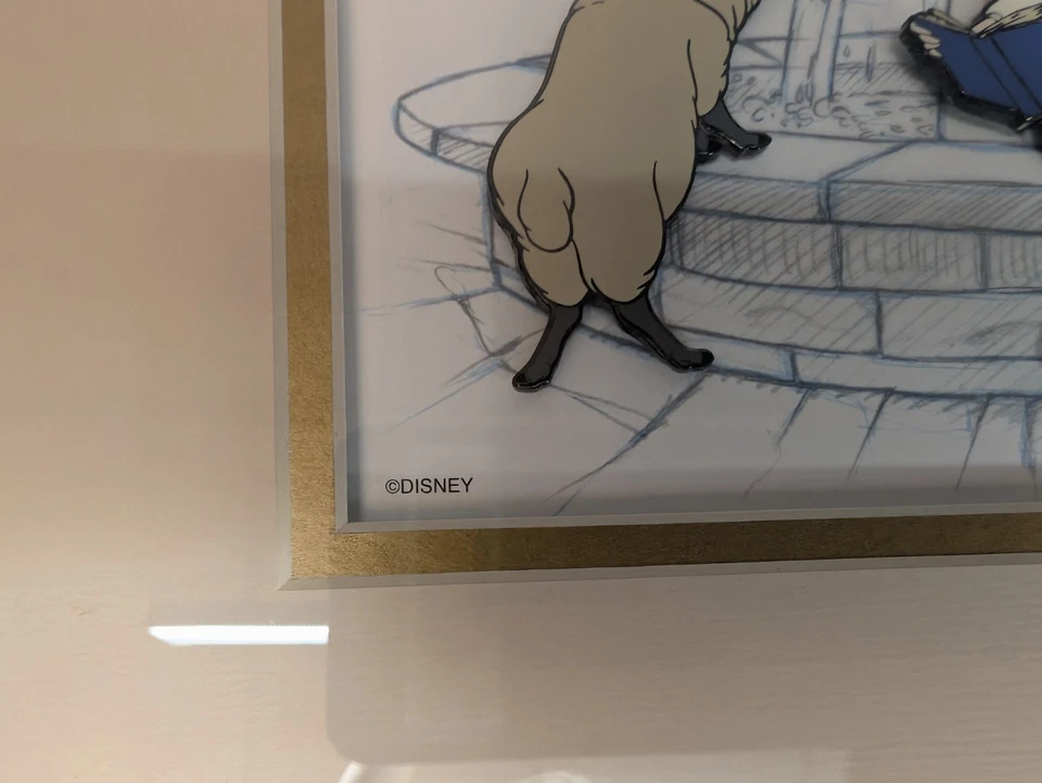 Pin Celular Arte Animación Disney Bella La Bella y la Bestia LE 1000 Enmarcado  Foto 4 de 4