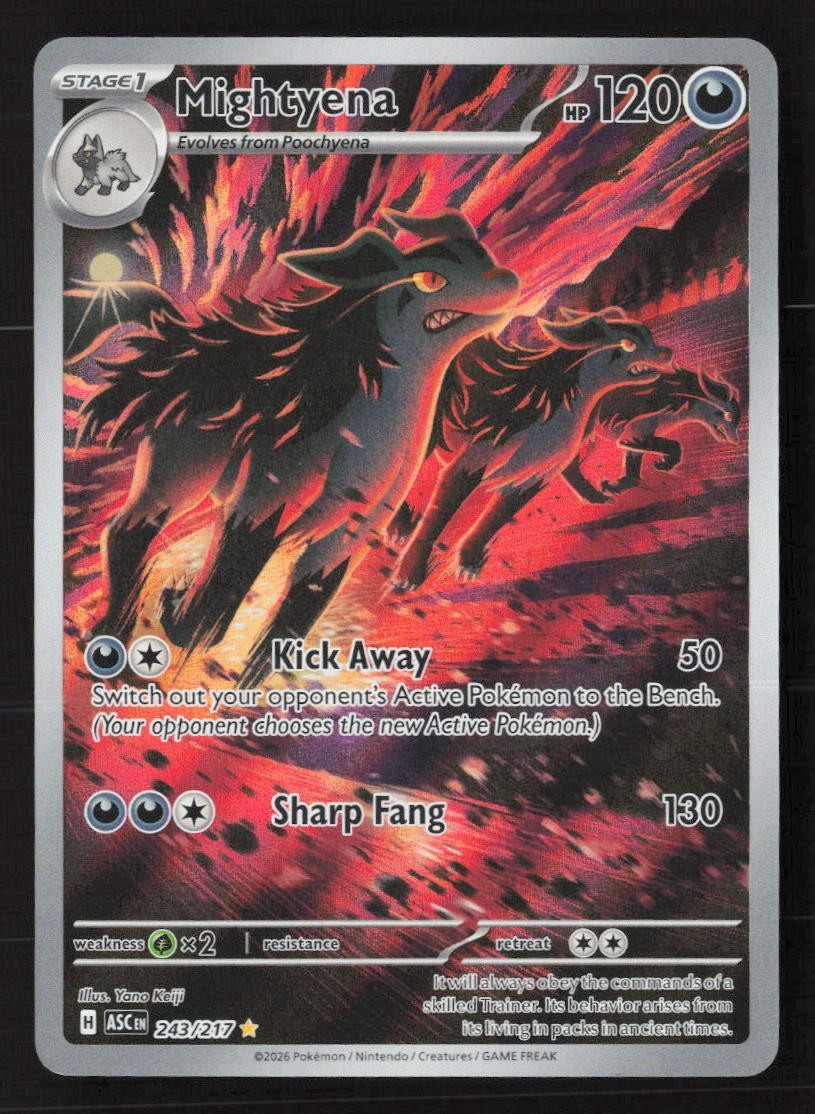  Mightyena Holo 243/217 ASC: NM