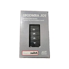 Spodmra Jot Wireless Sensor Wall Switch Black