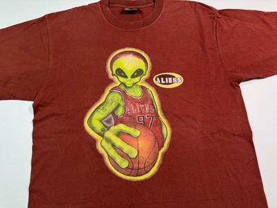 Vintage 90s Alien Workshop T-shirt Dennis Rodman Made in USA