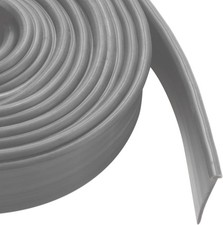 Shower Bottom Waterproof Door Rubber Sweep Trim Black Seal for Home Gray