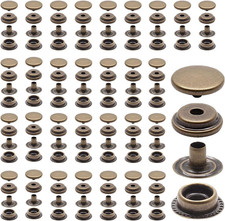 120 Pcs Stainless Steel Snap Marine Grade Boat Canvas Snaps Fasteners Kit 15 Mm