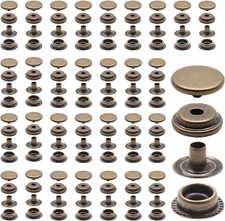 120 Pcs Stainless Steel Snap Marine Grade Boat Canvas Snaps Fasteners Kit 15 Mm