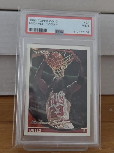 1993 TOPPS GOLD MICHAEL JORDAN CARD #23 PSA 9