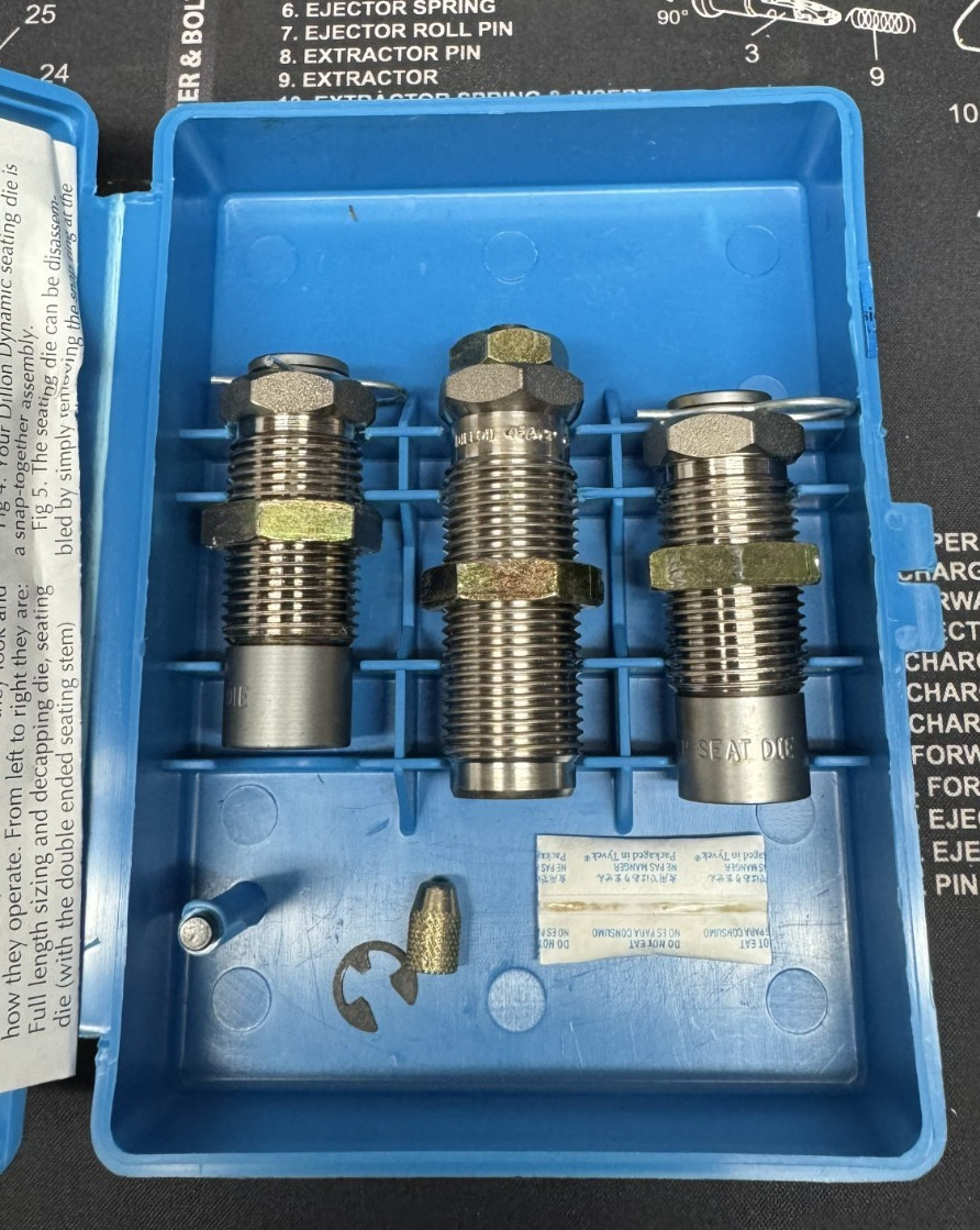 Dillon Precision 45 ACP Carbide Reloading Die Set #14404