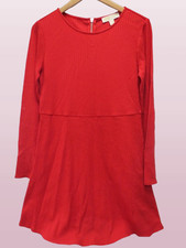 MICHAEL KORS LONG SLEEVE RED DRESS SIZE MEDIUM NEW 