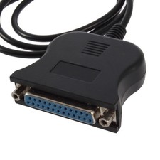 USBDB25 USB 2.0 to DB25 Female Parallel Printer Cable Cord Adapter
