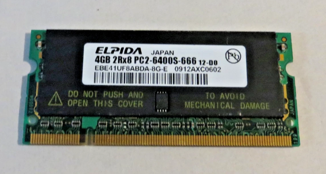 25+ SO-DIMM PC2-6400 DDR2-800 4GB Computer RAM for sale | Updated