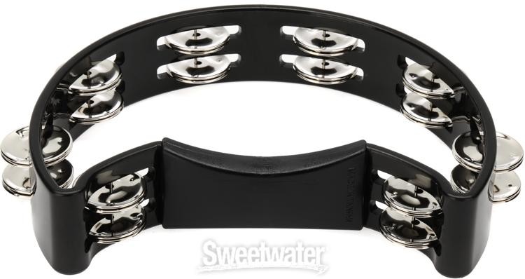 Cardinal Percussion Double-row Tambourine - Black