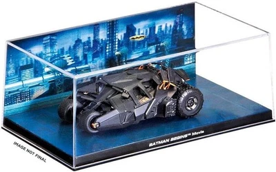 TOYS 'N' GEEK Eaglemoss: Batman Begins Batmobile 1:43 Scale Model