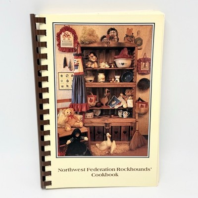 Northwest Federation Rockhounds Cookbook Vintage 1990s Recipes Mineralogical