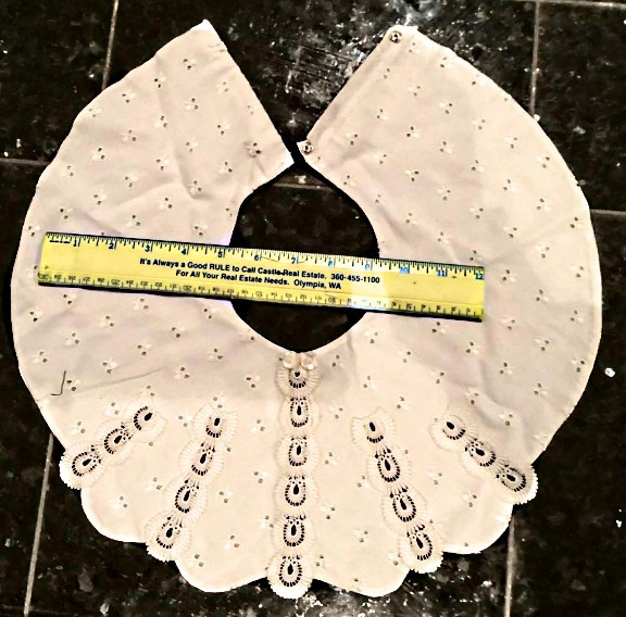 VINTAGE COTTON EYELET COLLAR #10