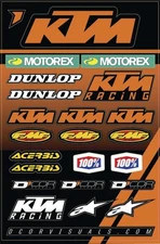 DCOR 40-30-102 Decal Sheet - KTM 3