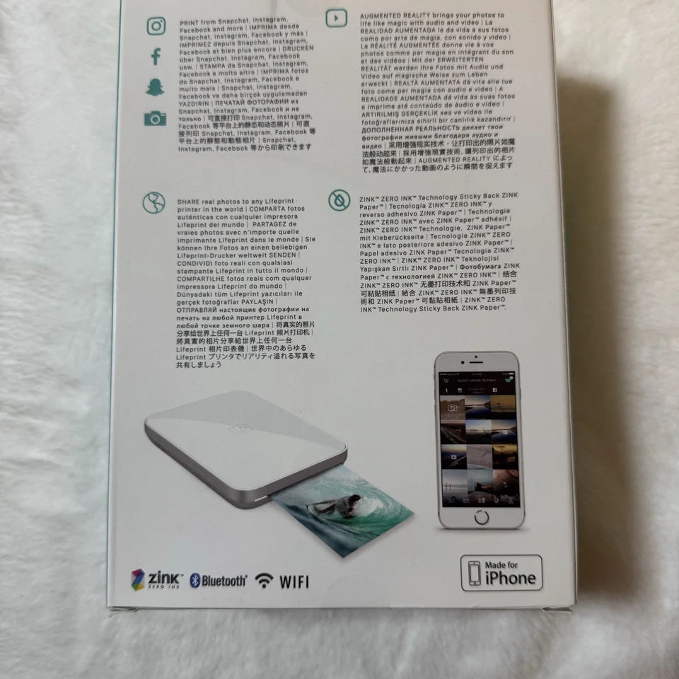 Lifeprint WHT LP001-1 Photo & Video Printer For iPhone - Image 2 of 4