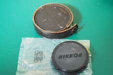 Vintage Original Nikon Camera Nikkor 52mm Vintage Lens Cap, case and packaging