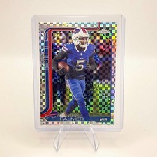 2025 Topps Chrome- Joshua Palmer #31 X-Fractor Buffalo Bills