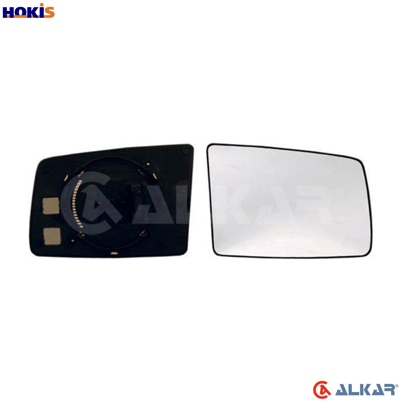Mirror insert glass Right Convex 6402437 ALKAR for OPEL ASTRA G Hatchback - Image 10