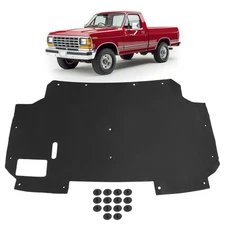 Fit For 1987-1991 Ford F150/F250/F350/Bronco Hood Insulation Pad 1/2'' W/Clips
