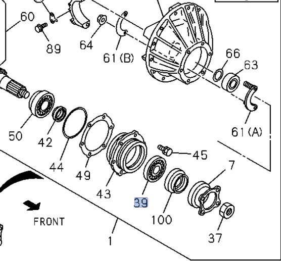 Bearing Final Pinion OEM for ISUZU NPR NQR 30309 5098120621 | eBay