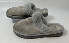 UGG Womens Cozy 1126730 Gray Round Toe Slip-On Mule Slippers Size 7
