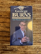 George Burns  100 Years of Comedy VHS 1995 Factory Sealed