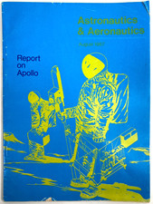 1967 Aug ASTRONAUTICS AERONAUTICS vintage scientific magazine NASA and APOLLO