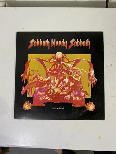 Black Sabbath – Sabbath Bloody Sabbath LP BS 2695 Vinyl Record – Worn Cover