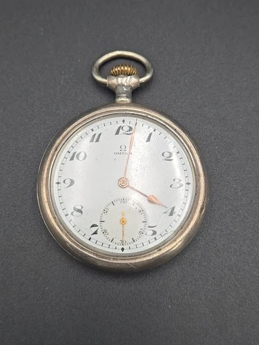 Omega Vintage 1917 Antique Pocket Watch - Working