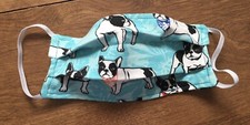 Handmade Bulldog Reusable Face Mask