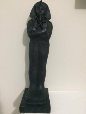 Stone King Tut Ankh Amon Statue  Handmade In Egypt