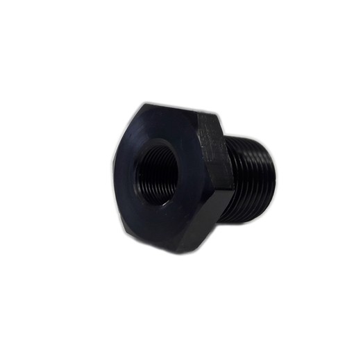 Two (2) Black Aluminum Oil Filter with 1/2-28 to 3/4-16 Threading - Bild 4 von 9