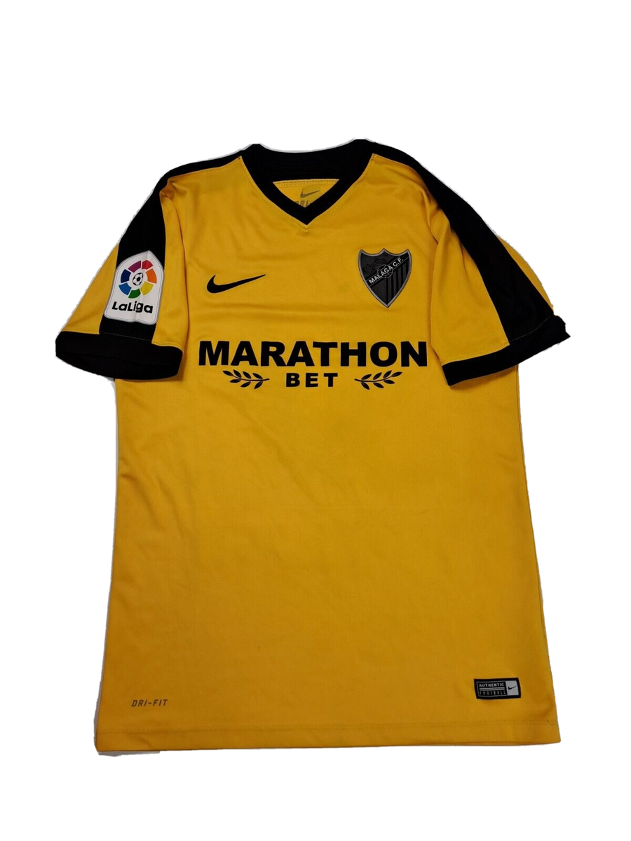 MALAGA 2016 AWAY FOOTBALL SHIRT SOCCER JERSEY NIKE size M | eBay
