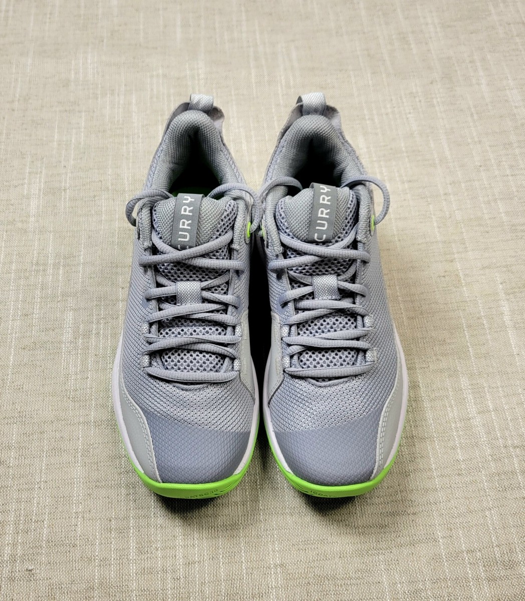 Under Armour Curry 3Z5 Shoes GS Size 4Y Boys Gray White Lime Under Armour Curry 3Z5 Shoes GS Size 4Y Boys Gray White Lime