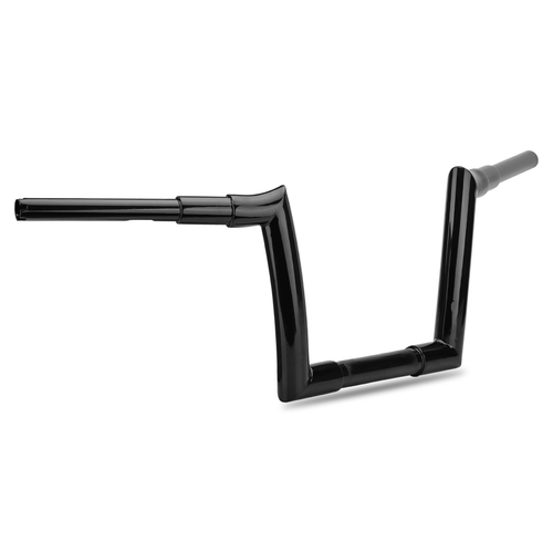 10" Rise Ape Hanger Handlebar 1 1/2" Fat Bar Black For Harley Road King Softail - Picture 6 of 15