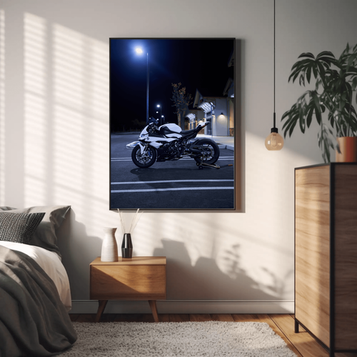 BMW Inspired S1000RR Motorcycle Wall Art Print 151 Stunning Decor Piece - Picture 5 of 12
