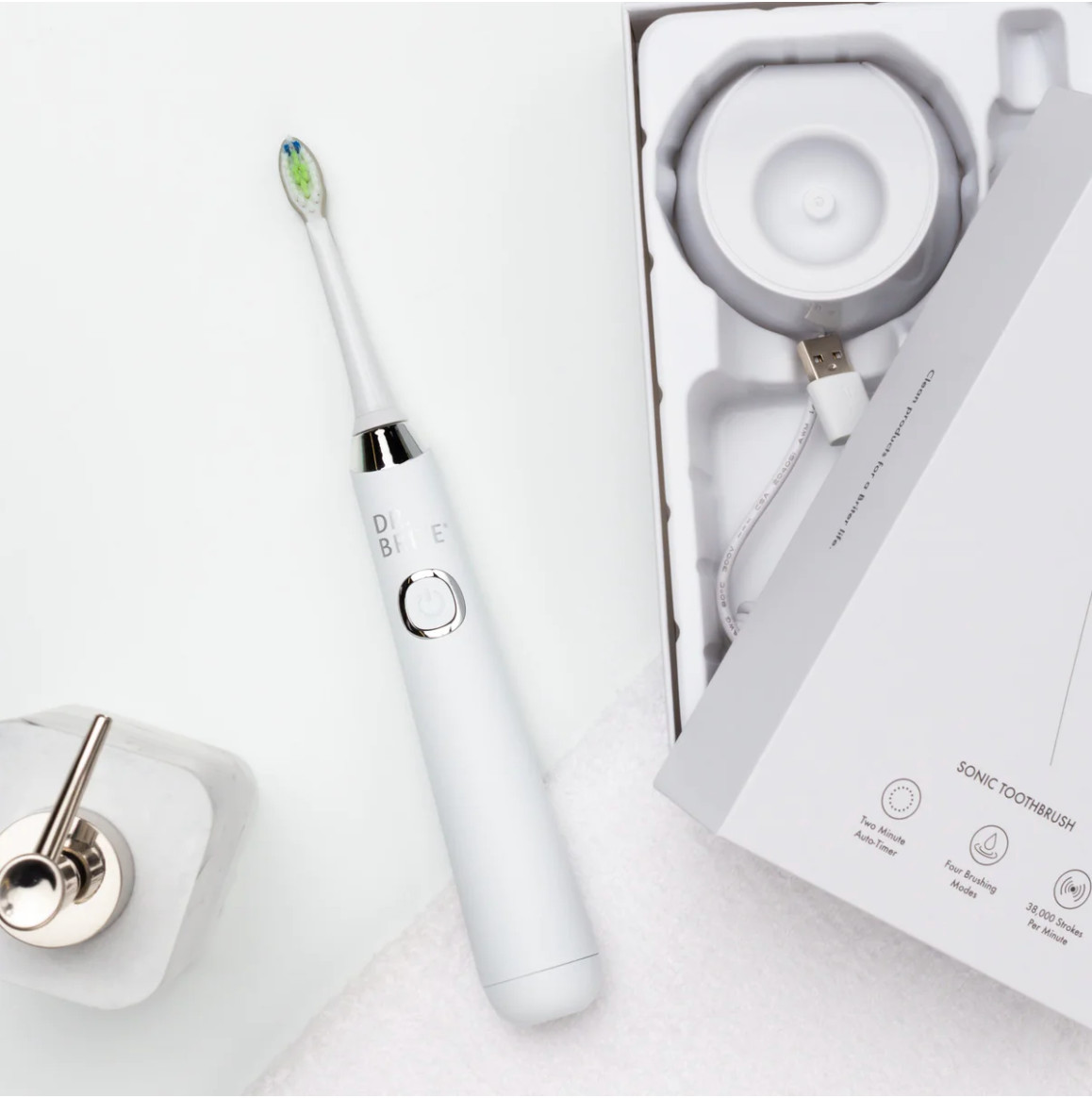 Dr Brite Sonic Electric Toothbrush 38K Strokes PerMin 4 Mode