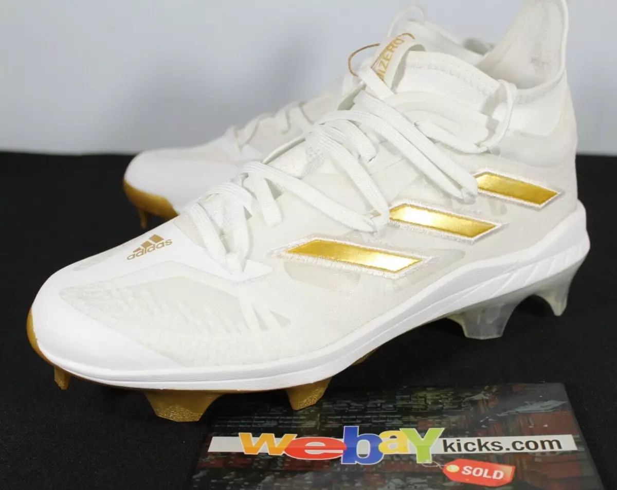 Adidas afterburner 4 hotsell white and gold
