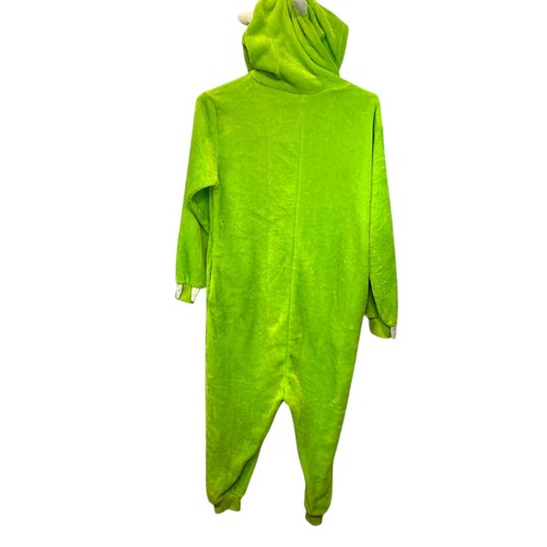 M Monster adult men Womens Mike Sleeper One Piece Footie Pajamas Hood Eye Teeth - Picture 5 of 13