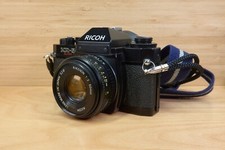 Vintage Ricoh KR-5 Super SLR Camera, Rikenon F2 50mm lens, Made in Japan