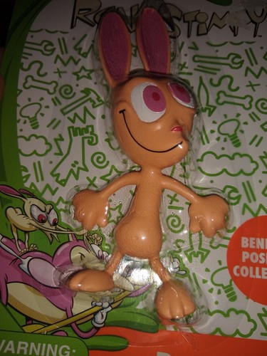 Nickelodeon Ren & Stimpy Bend Ems REN Bendable Poseable Collectable Figure - Picture 2 of 3