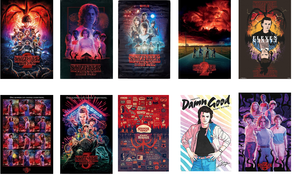 STRANGER THINGS ポスター Netflix Stranger Things - One Sheet Wall Poster, 22.375