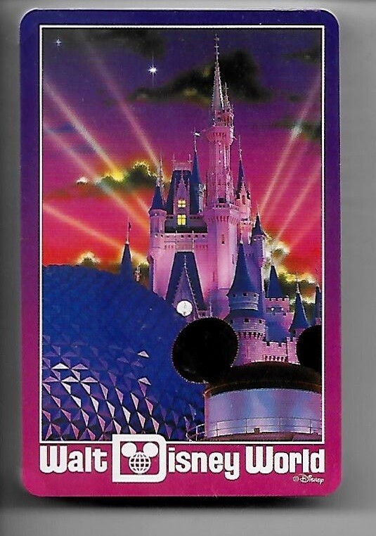 Walt Disney World Playing Cards Original Wrap and Plastic Box