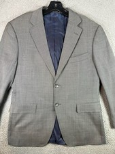 Suitsupply Blazer Men  s 42S Gray Napoli Pure Wool Zignone Designer Preppy Casual
