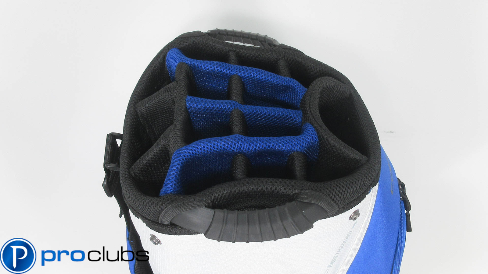 NEW COBRA GOLF FLY XL BLUE / WHITE 14-WAY MEN'S CART BAG #371923