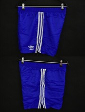 adidas Shorts Glanz Sprinter Nylon BLUE Retro Vintage 1990s SIZE D7 L adult